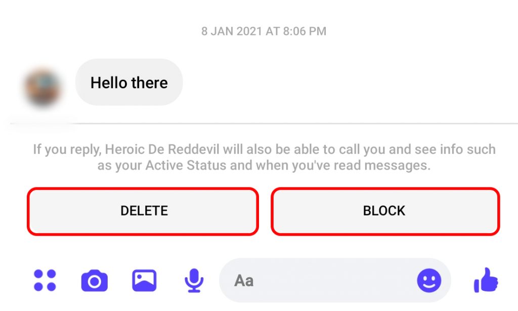 How to Delete Someone From Messenger?