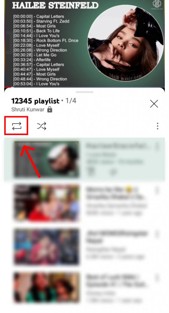 How to Loop a Playlist on YouTube?