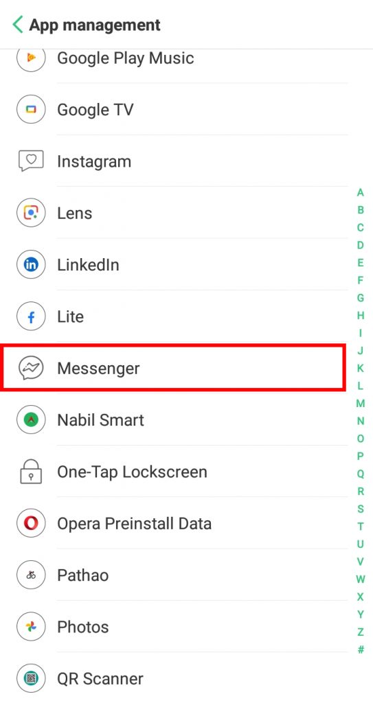 How to Turn Off Messenger Notifications using Settings of Phone?