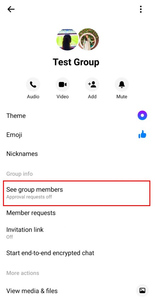 how to remove someone from messenger without blocking?
