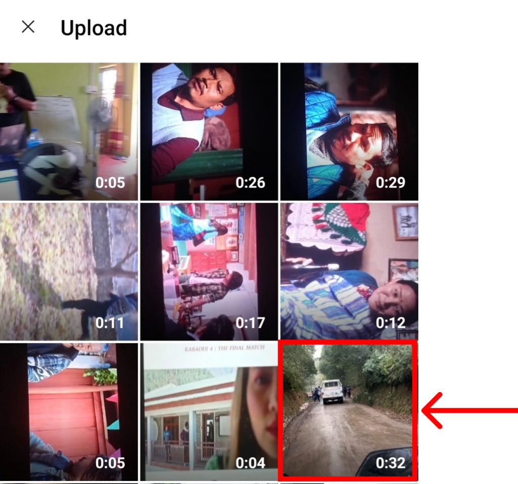 how to upload Youtube shorts