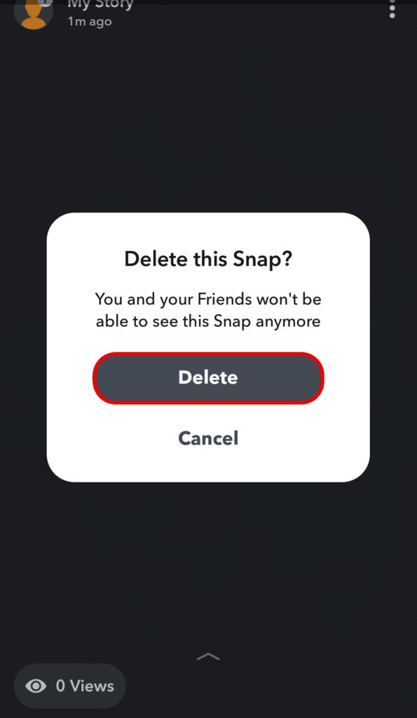 How to Delete Snapchat Story?