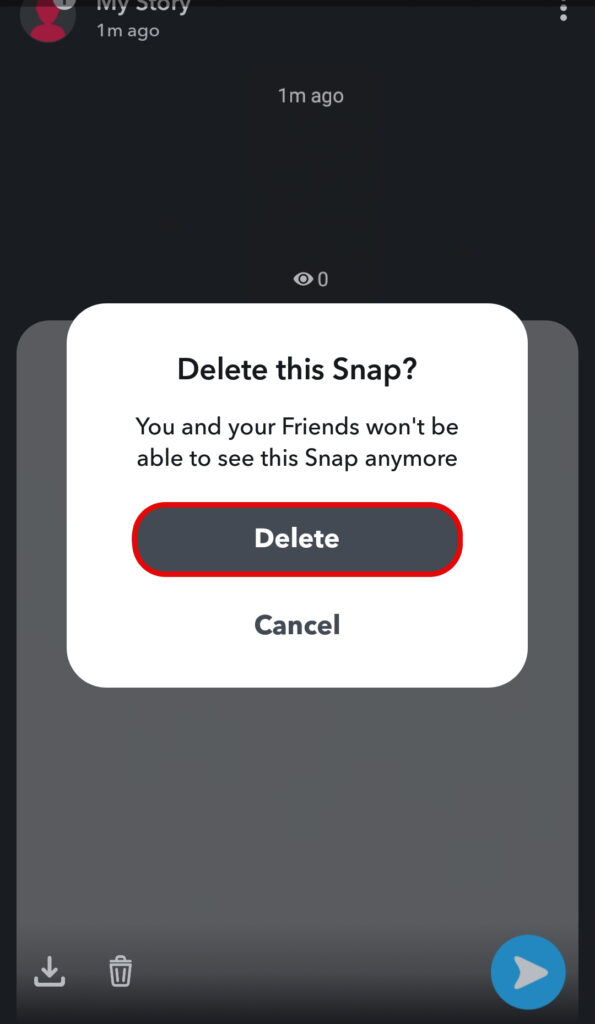 How to Delete Snapchat Story?