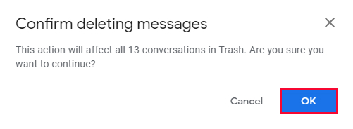 How to Empty Trash in Gmail?