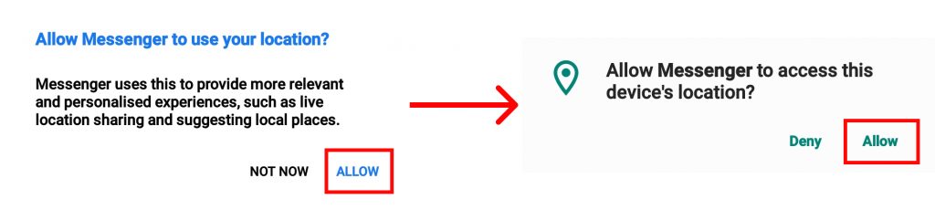 How to Share Location on Messenger?