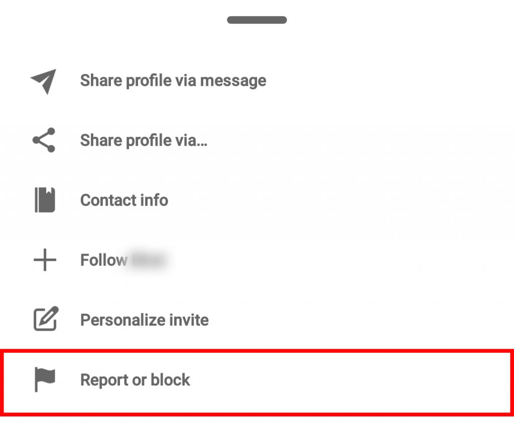 How to Block Someone on LinkedIn using Mobile App?