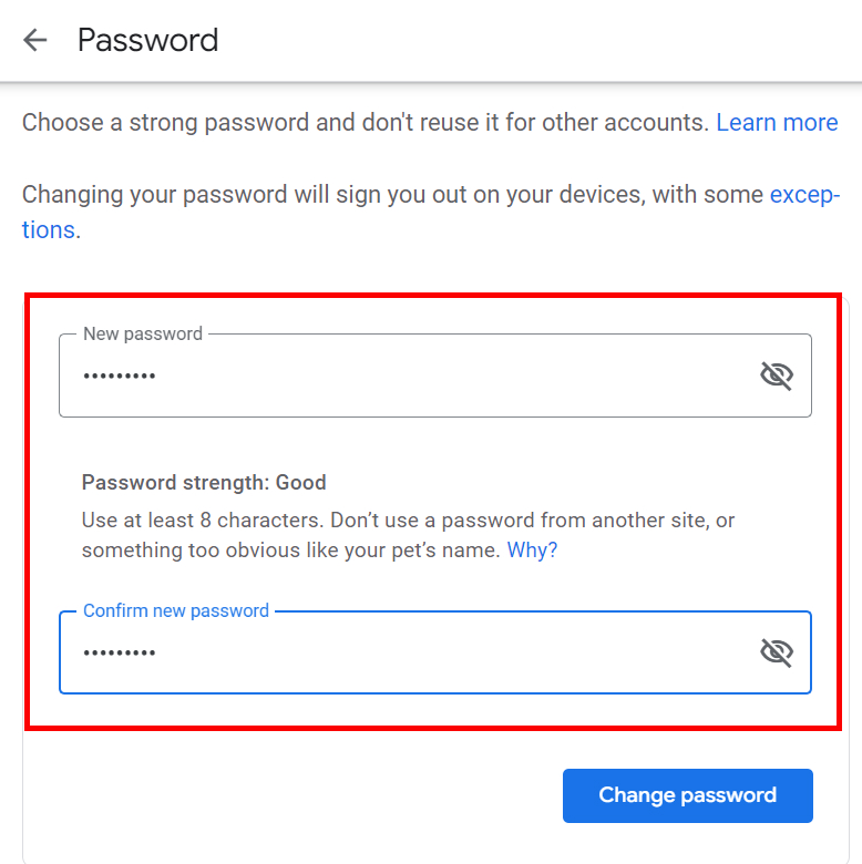 How to Change YouTube Password?
