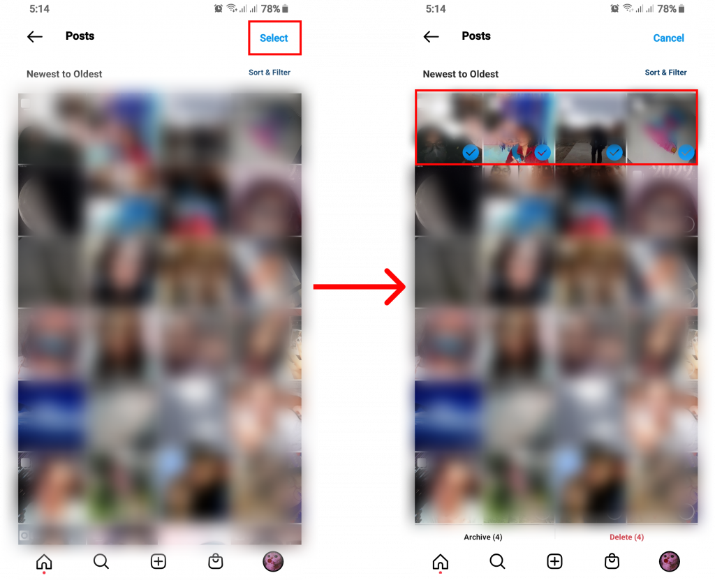 Can You Delete Instagram Post in Bulk?