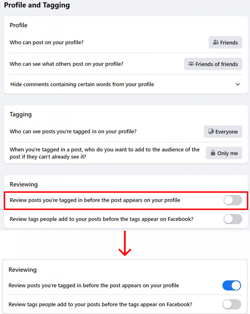 How to Adjust Tag Settings on Facebook?