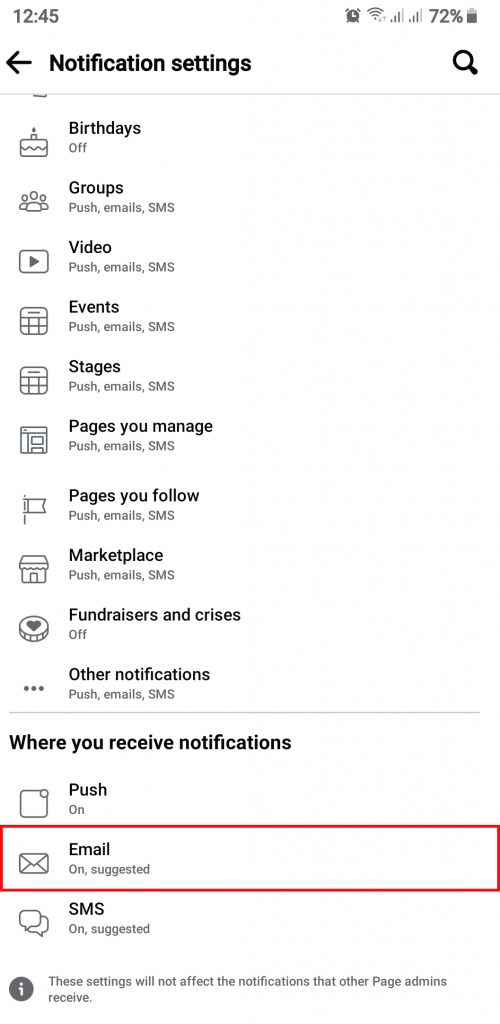 How to Stop Facebook Notifications on Gmail Using Mobile Phone?