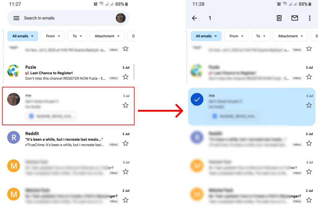 How to Delete Archived Emails in Gmail from Mobile?