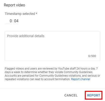 How to Report a YouTube Video?