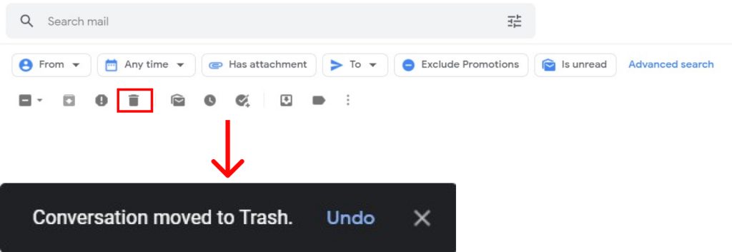 How to Delete Archived Emails in Gmail from Browser?
