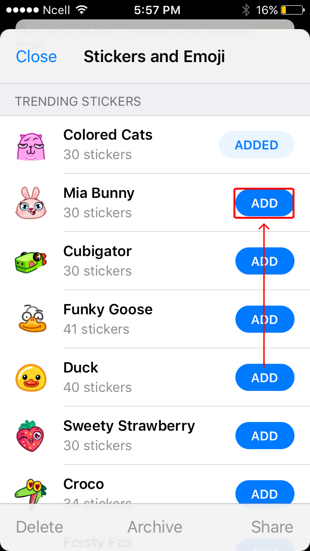 How to Add Stickers on Telegram?
