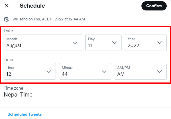 How to Schedule a Post on Twitter?