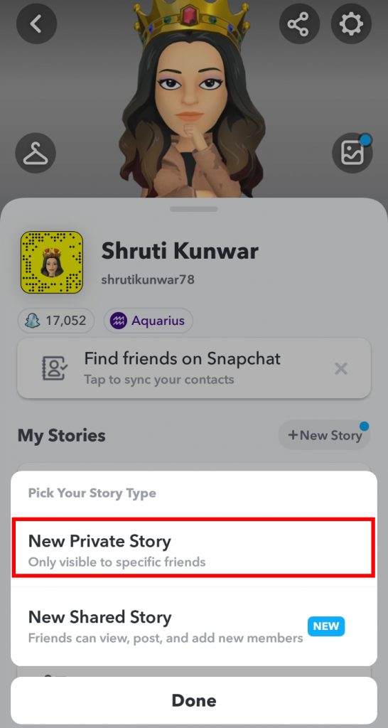 How to Make a Private Story on Snapchat?