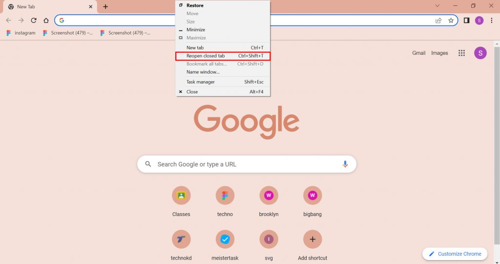 How to Restore Tabs on Chrome?