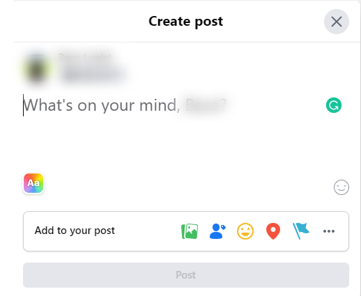how to copy and paste on facebook