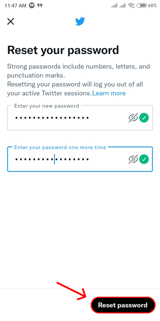 How to Reset Your Password on Twitter?