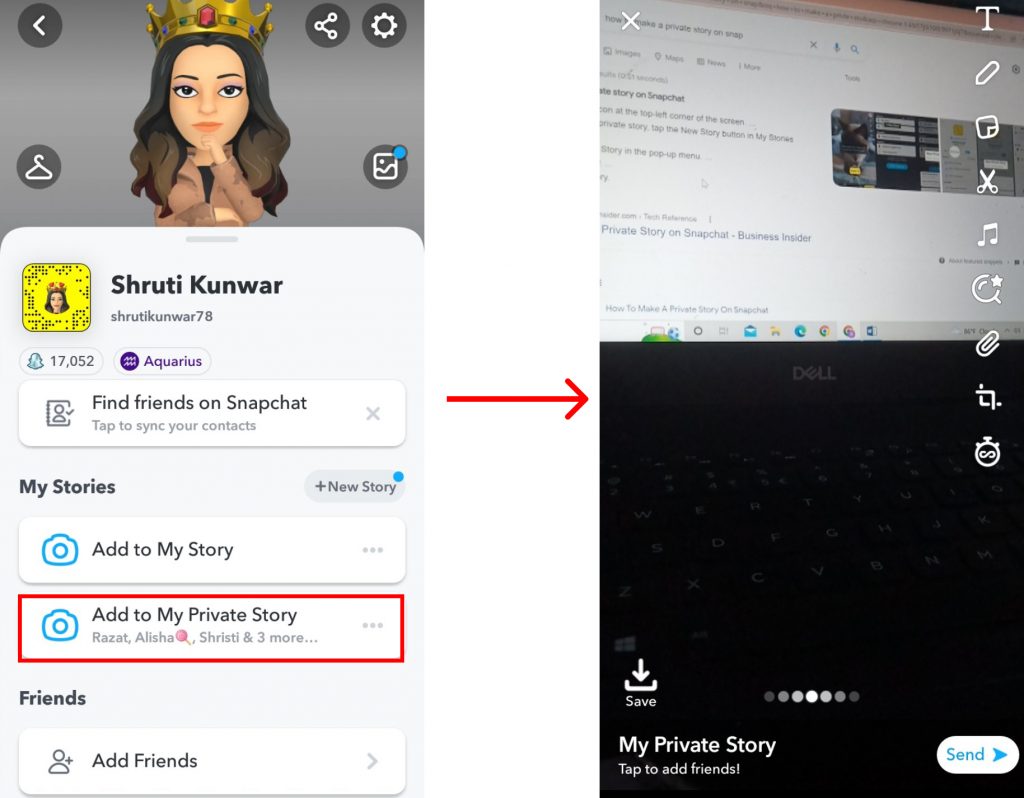 How to Make a Private Story on Snapchat?