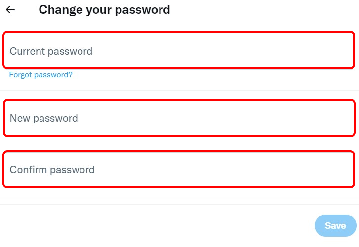 How to Change Password on Twitter using Website?