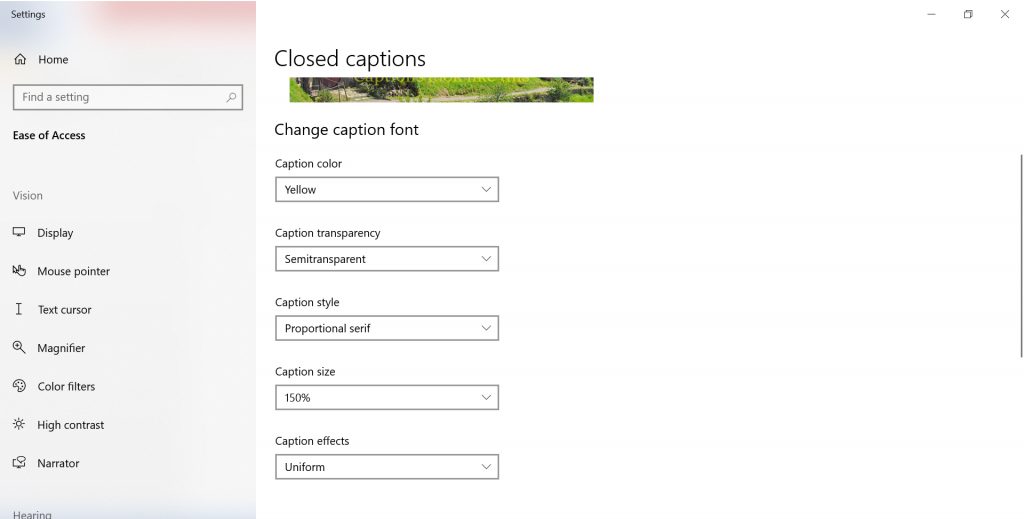 How to Customize Caption in Chrome?