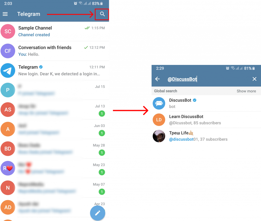 How to Enable Comments using Bots in Telegram?