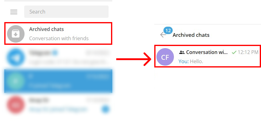 How to Unarchive Chats in Telegram?