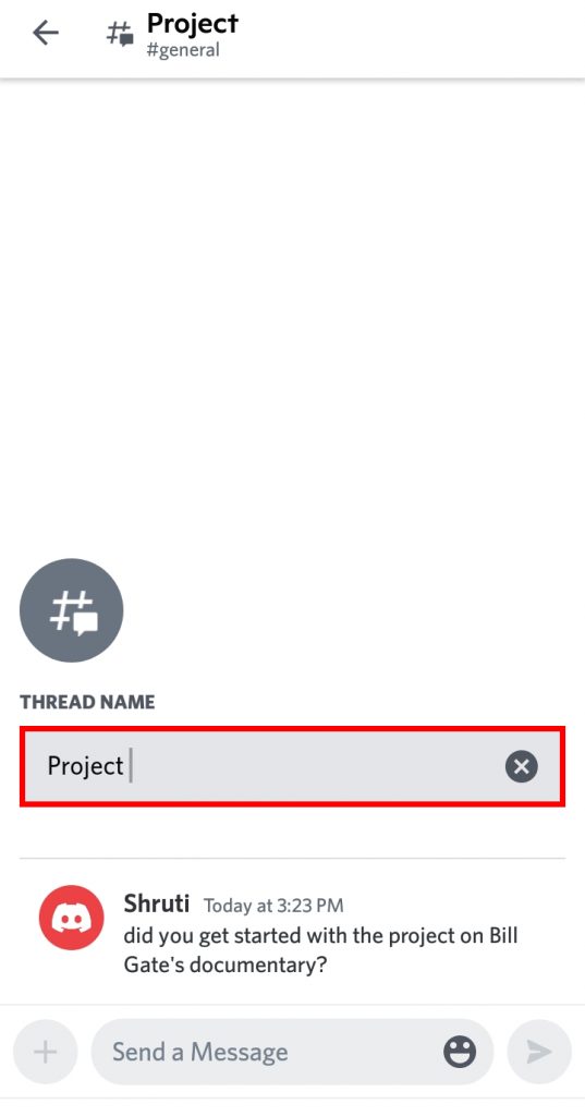 How to Create a Thread in Discord?