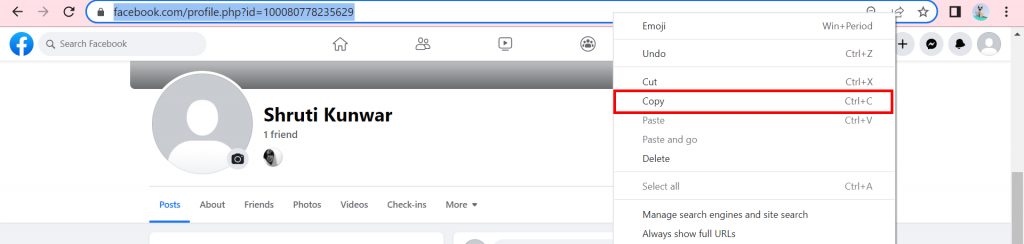 How to Find Facebook URL?