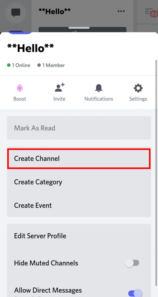 How to Create Channel on Discord?