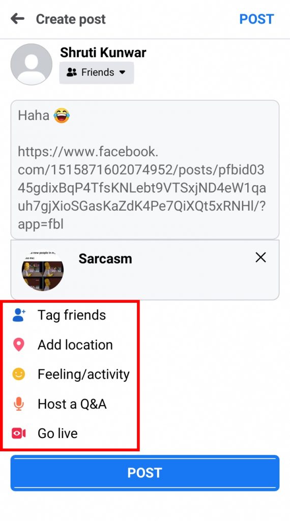 How to Repost on Facebook without Share Button?