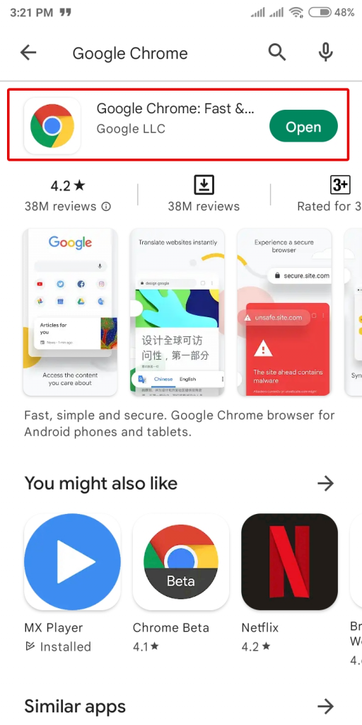 How to Auto-update on Chrome using Mobile?