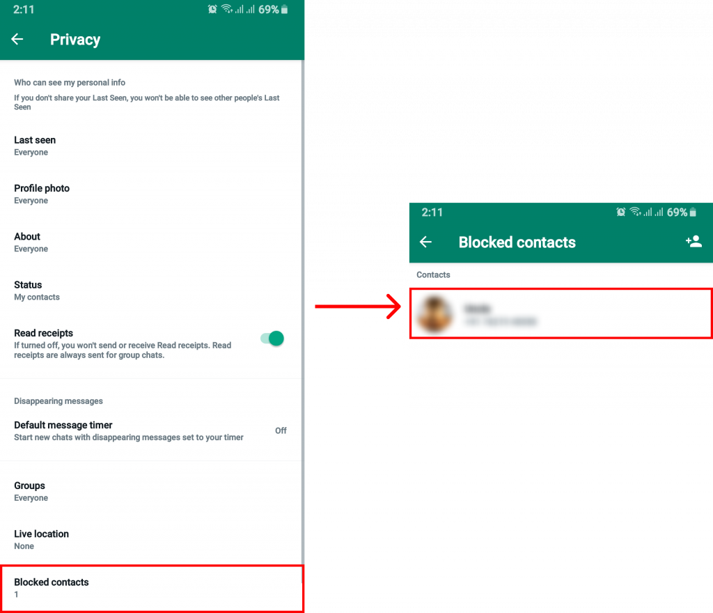 How to Unblock Someone on WhatsApp?