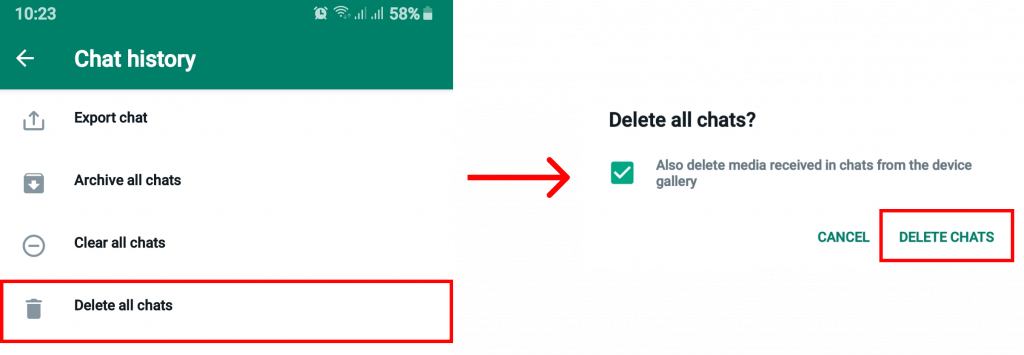 How to Delete WhatsApp Messages?