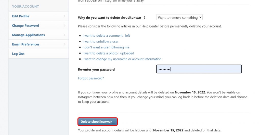 How to Permanently Delete Your Instagram Account?