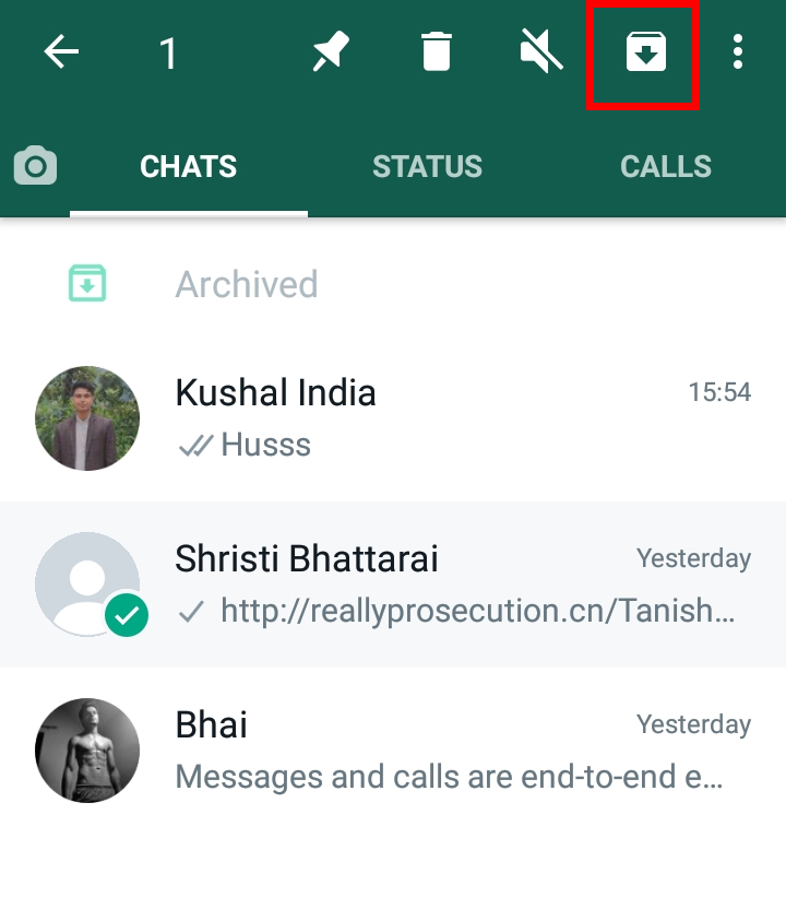 How to Archive Chats in WhatsApp?