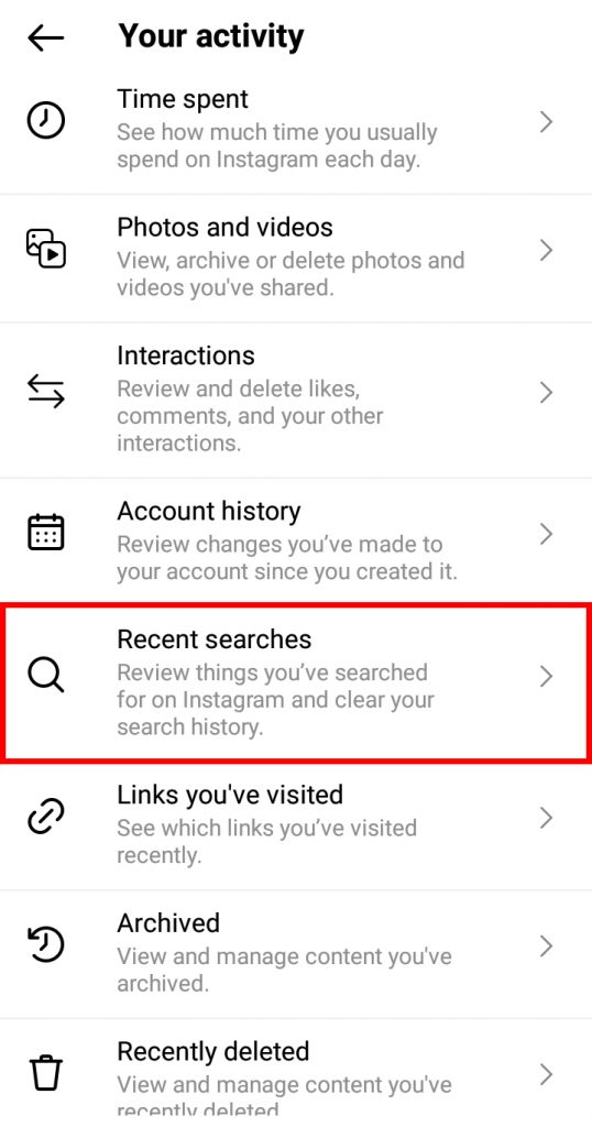 How to Clear History on Instagram?