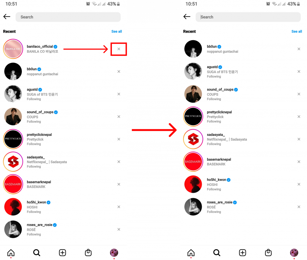 How to Clear Instagram Search Suggestions?