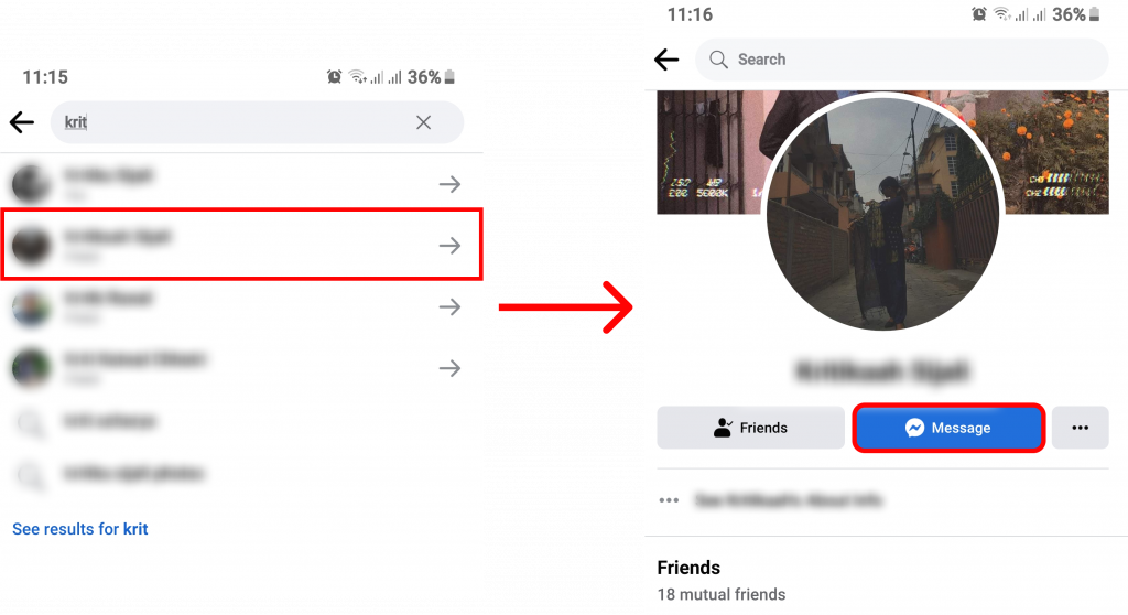 How to Send a Private Message on Facebook using Mobile?