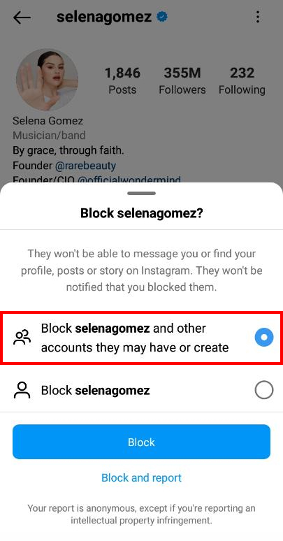 How to Block Someone on Instagram?