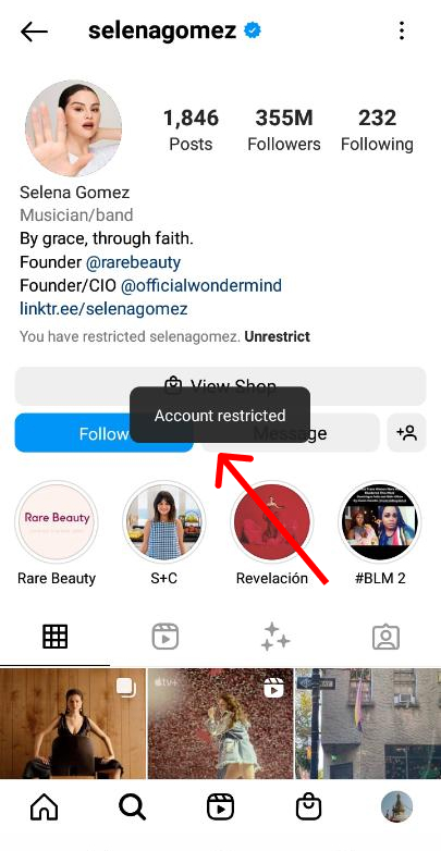 How to Restrict Someone on Instagram?