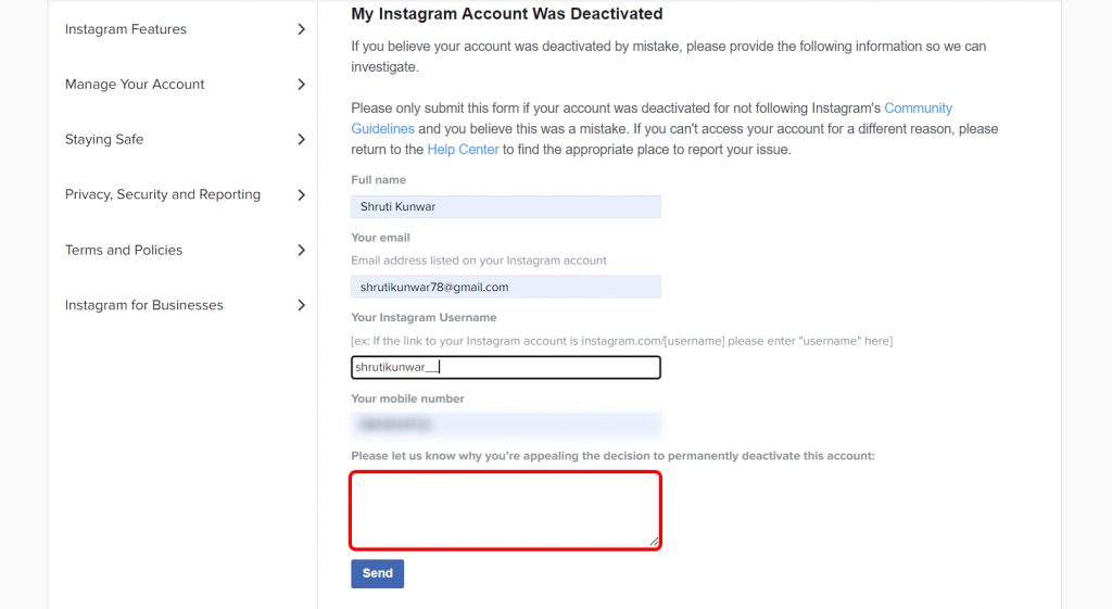 How to Reactivate Suspended Instagram Account?