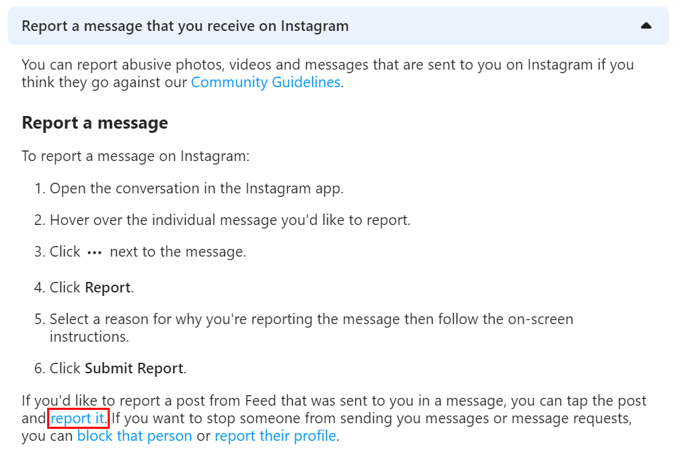 How to Contact Instagram Support through the Website?