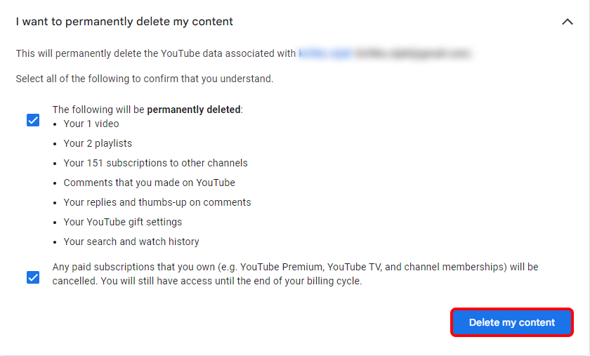 How to Delete YouTube Channel?