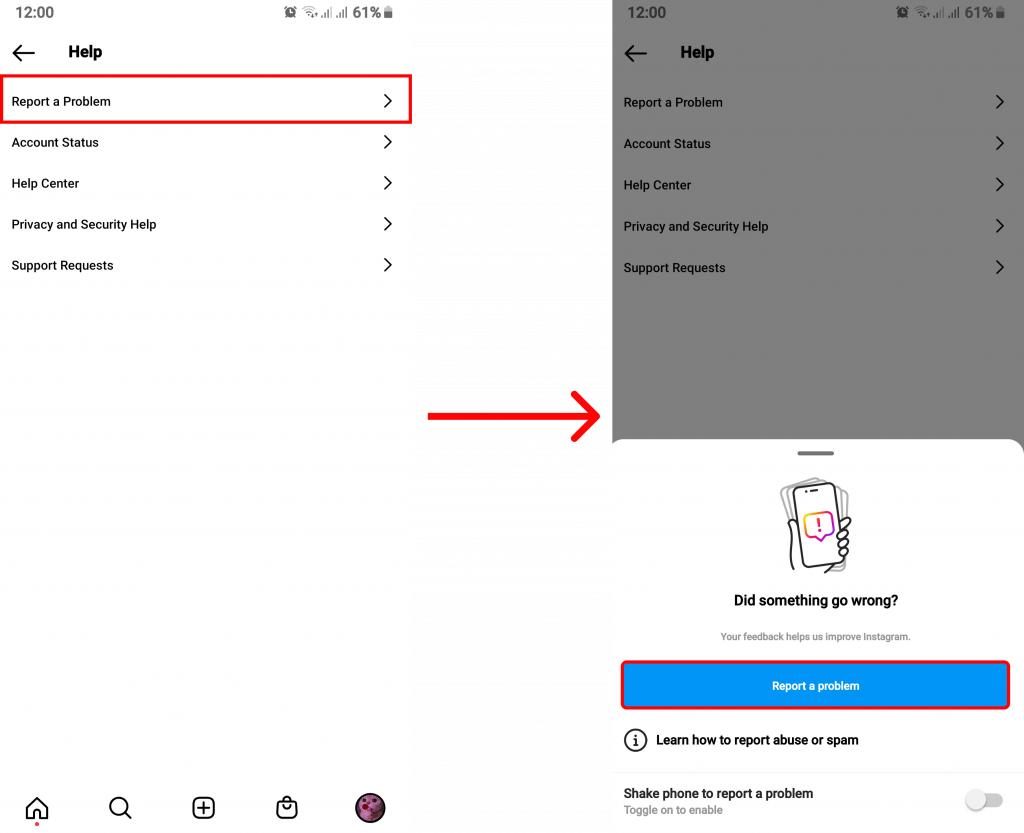 How to Contact Instagram Support through the App?