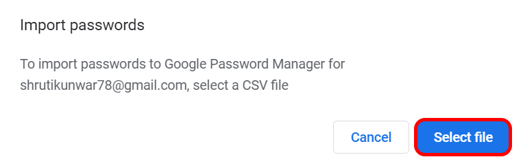 How to Import Passwords into Chrome?