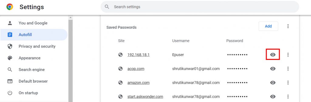 How to View Passwords in Chrome?