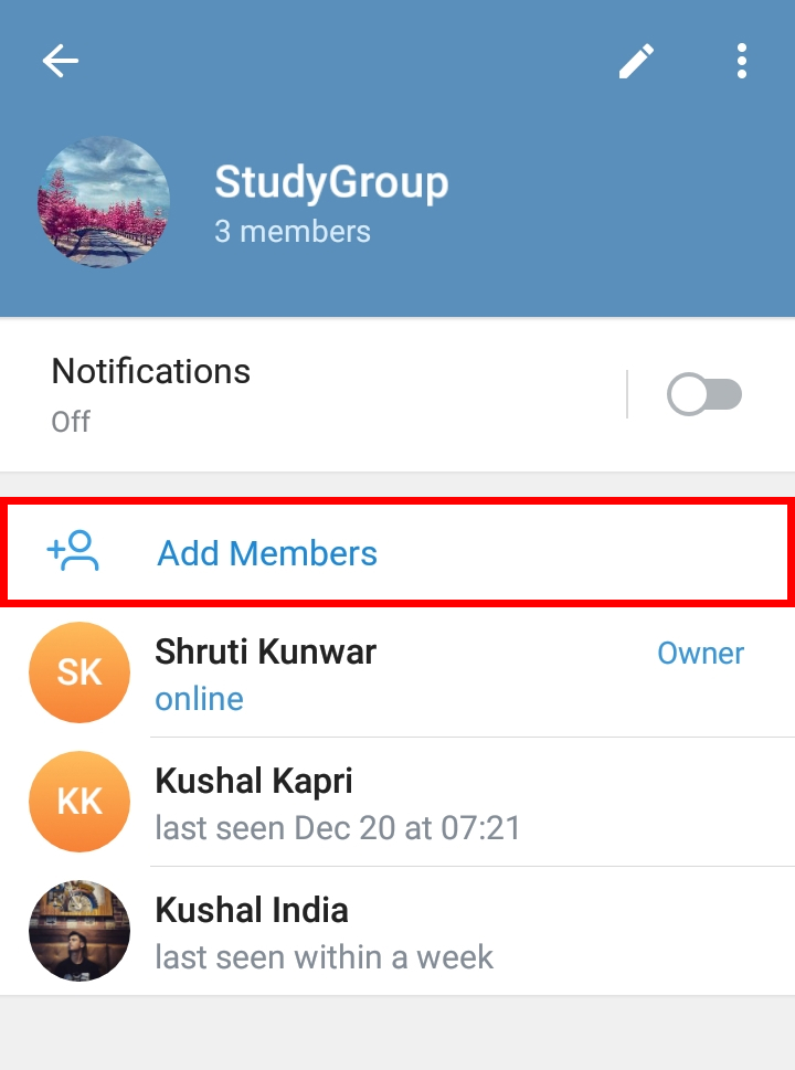 How to send invitations to a group?