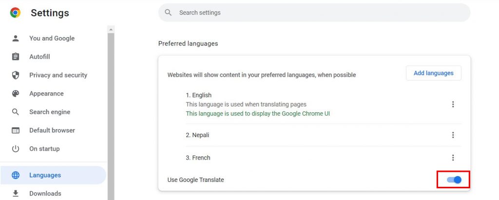 How to Turn on Translate in Google Chrome?